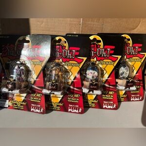 VINTAGE (1997) Yu-Gi-Oh! Keychain series one the complete set